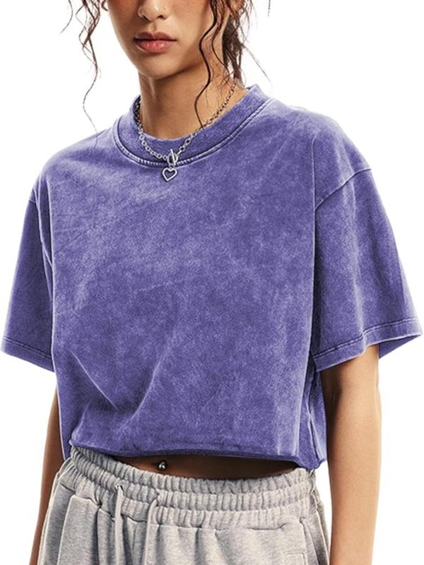 Bleamme Croped Vintage T Shirt