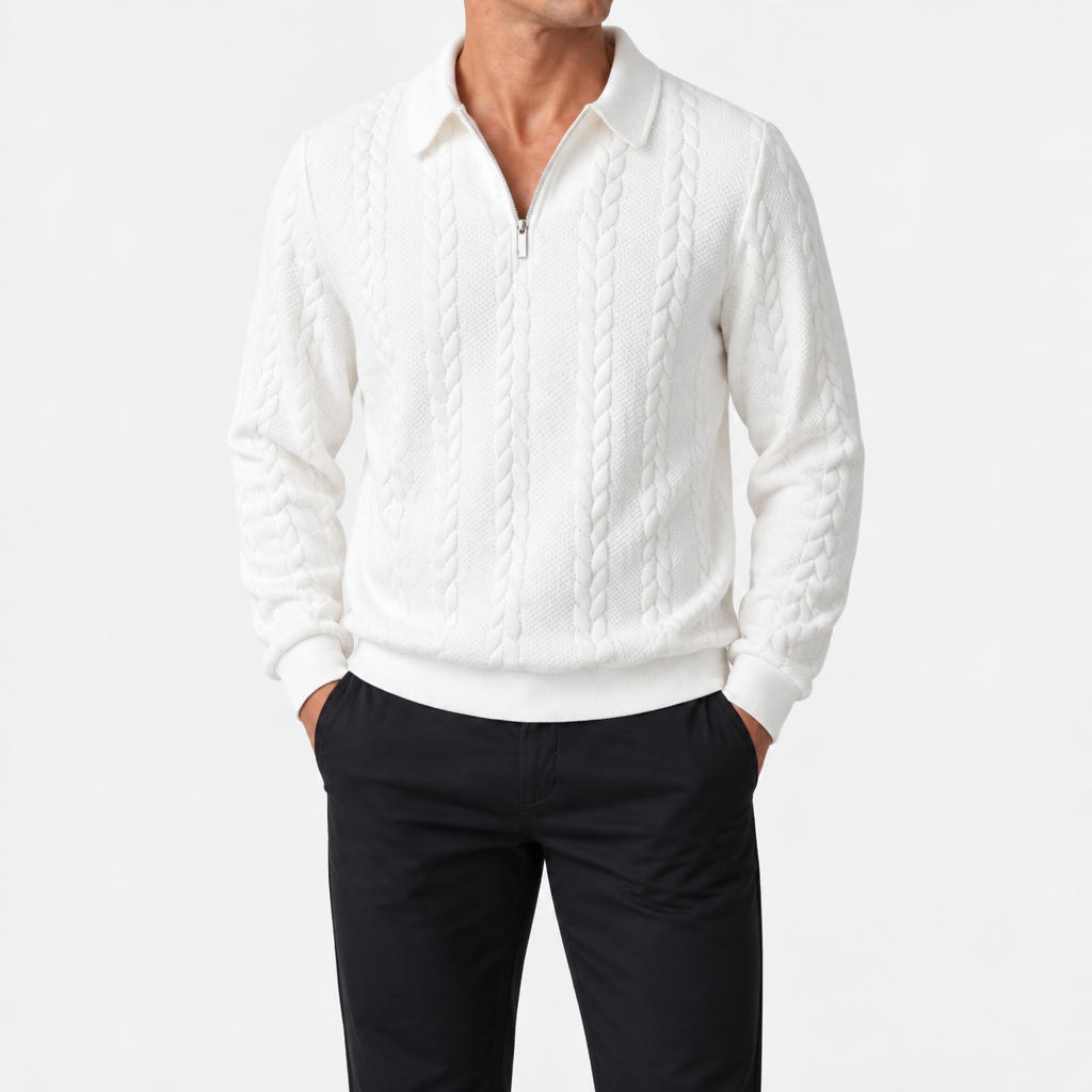 Bleamme Knit Quarter Zip