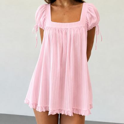 Bleamme Babydoll Mini Dress
