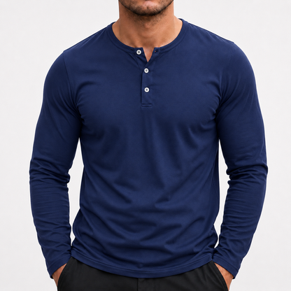 Bleamme Henley Long Sleeve Shirt