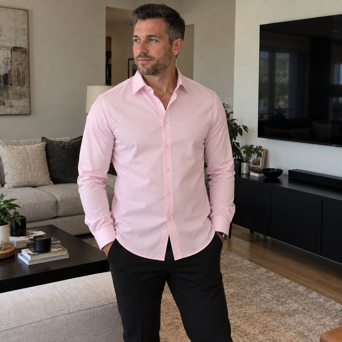Bleamme Office Flex Dress Shirt