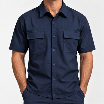 Bleamme Short Sleeve Work Shirt