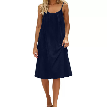 Bleamme Backless Summer Dress