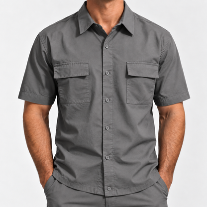 Bleamme Short Sleeve Work Shirt