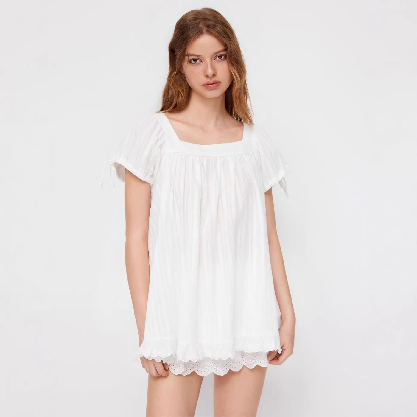Bleamme Babydoll Mini Dress