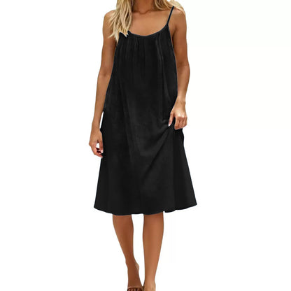 Bleamme Backless Summer Dress