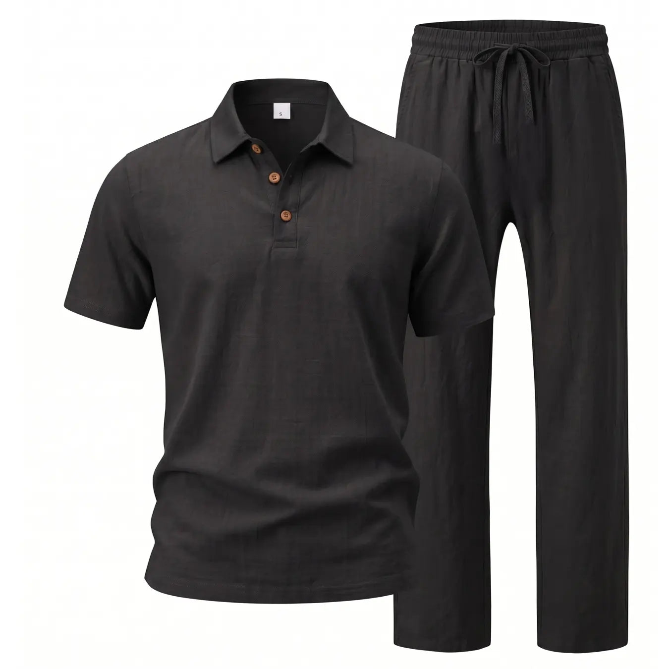 Bleamme Men Linen Two Piece Set