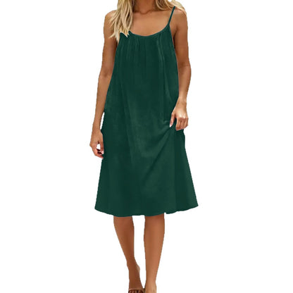 Bleamme Backless Summer Dress
