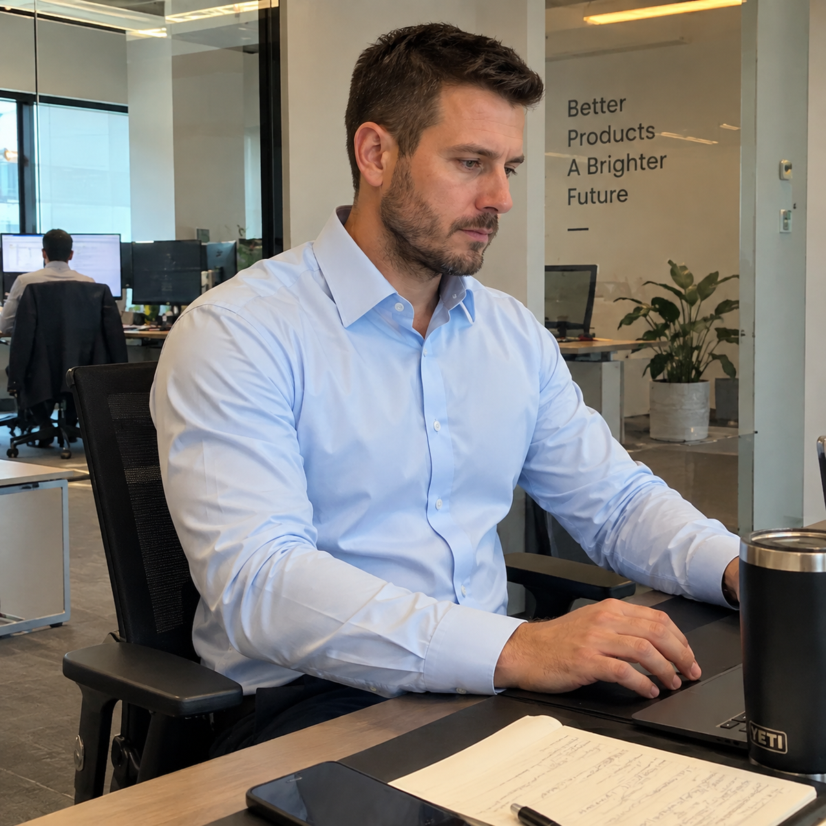 Bleamme Office Flex Dress Shirt