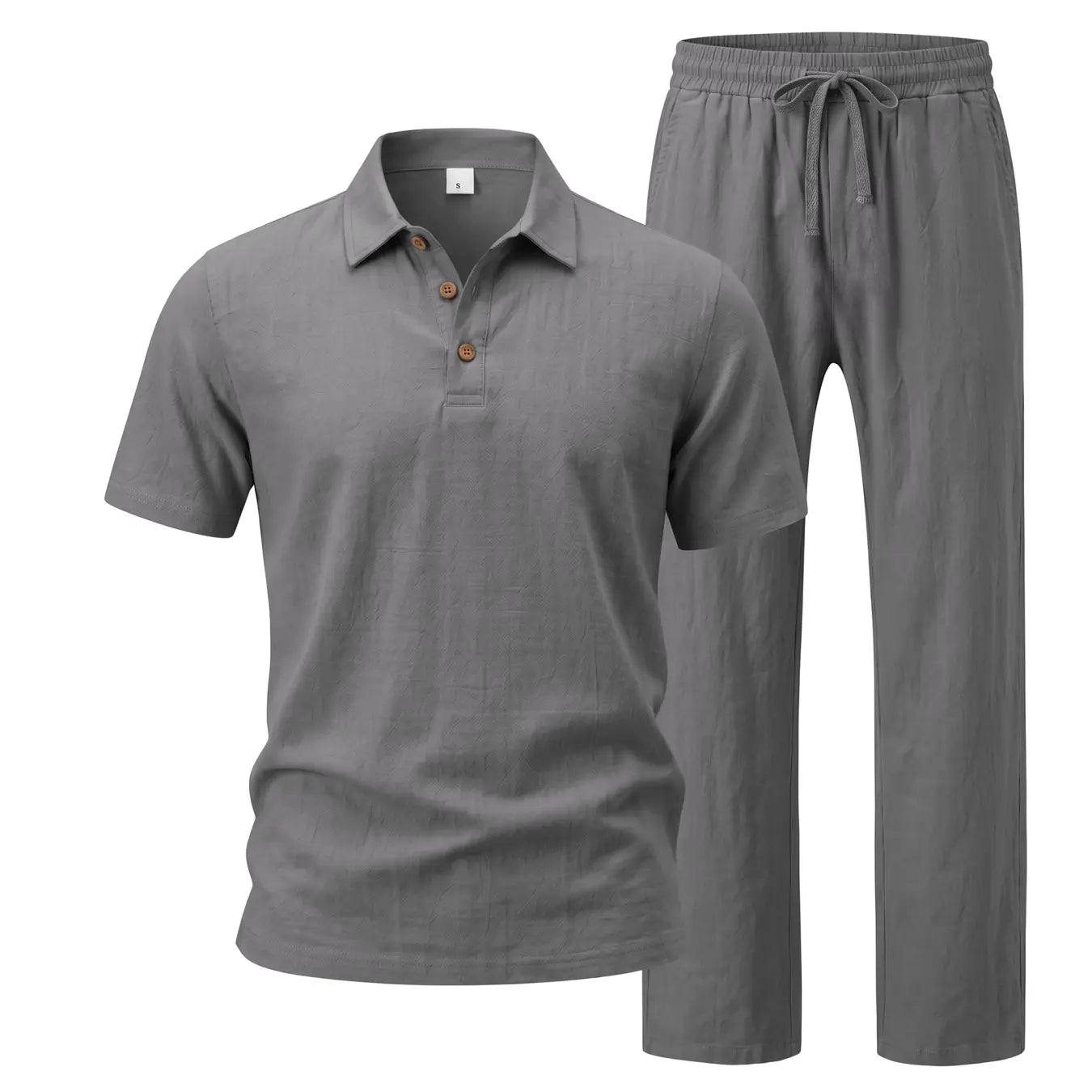 Bleamme Men Linen Two Piece Set