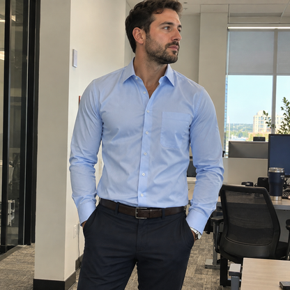 Bleamme Office Slim Fit Shirt