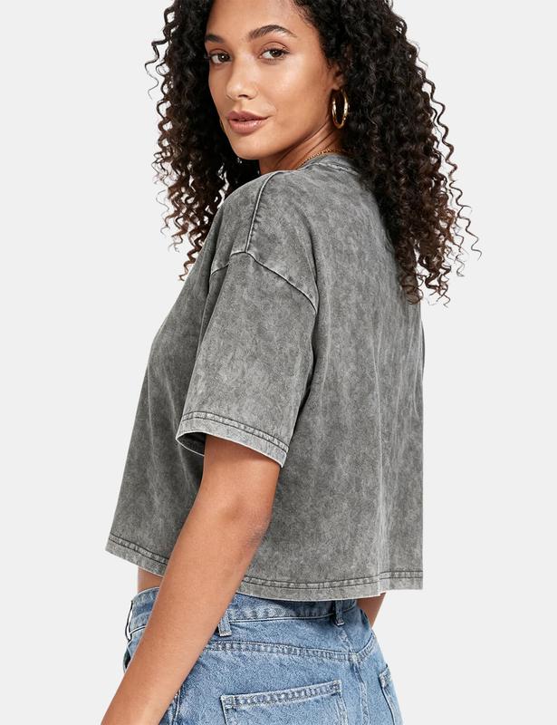 Bleamme Croped Vintage T Shirt