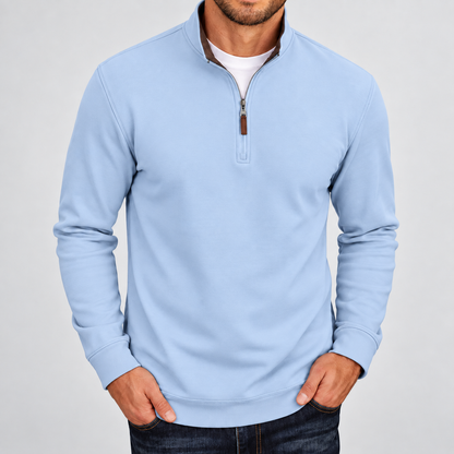 Bleamme Fleece Quarter Zip Sweater