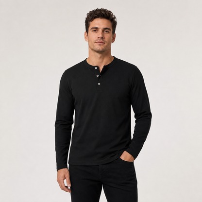 Bleamme Henley Long Sleeve Shirt