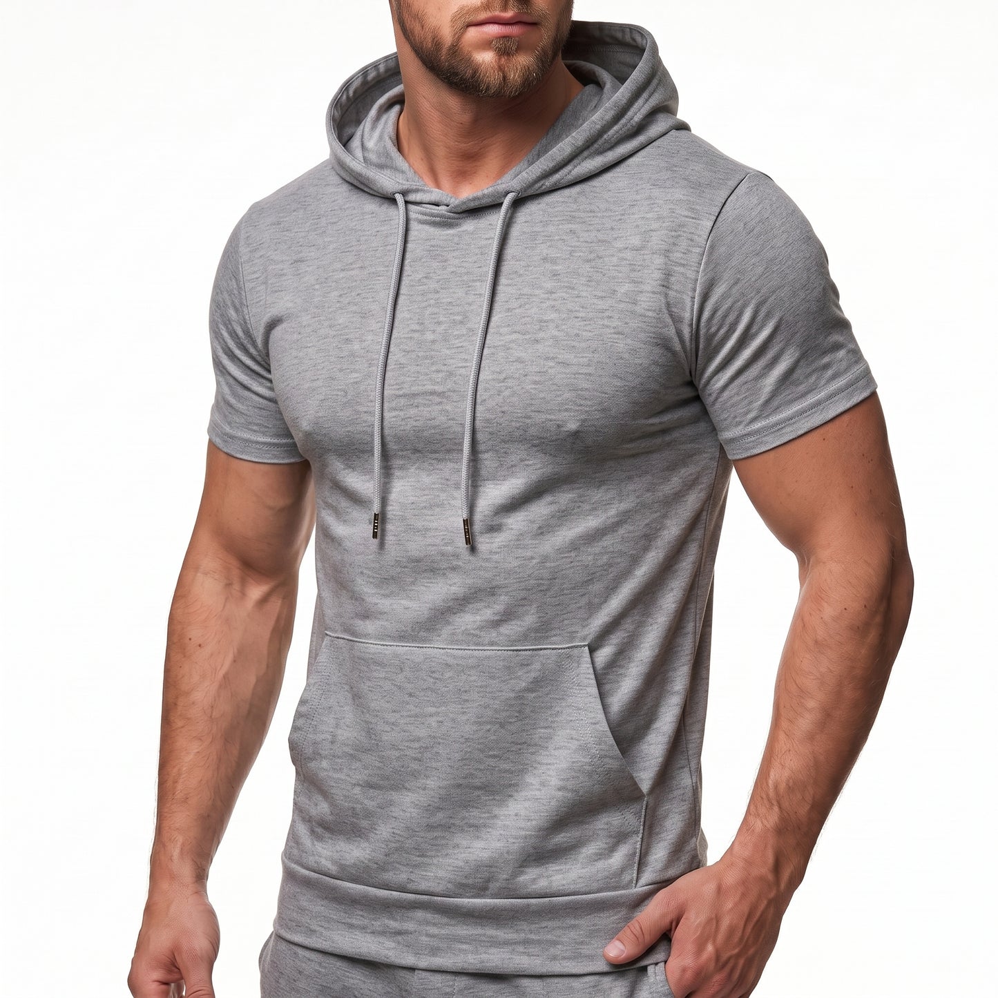 Bleamme Hooded Short Sleeve T-Shirt