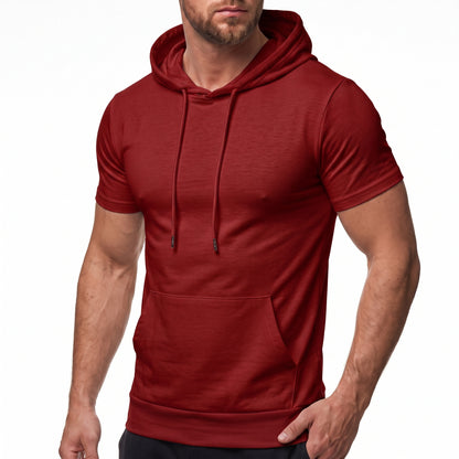 Bleamme Hooded Short Sleeve T-Shirt