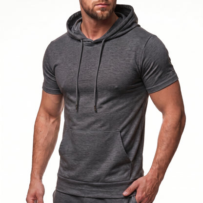 Bleamme Hooded Short Sleeve T-Shirt