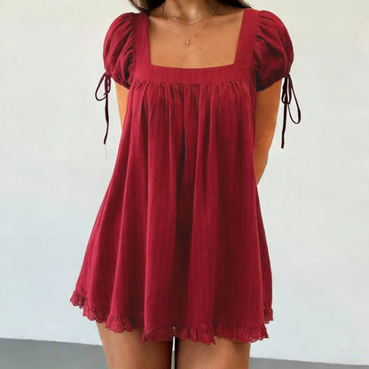Bleamme Babydoll Mini Dress