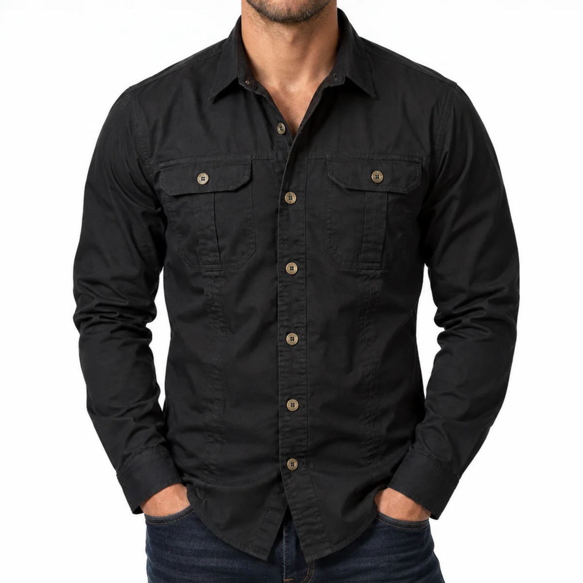 Bleamme Long-Sleeve Work Shirt