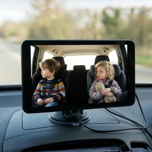 Bleamme USB Car Baby Camera + Monitor 4.5" 1080P Flexible 360 Rotation