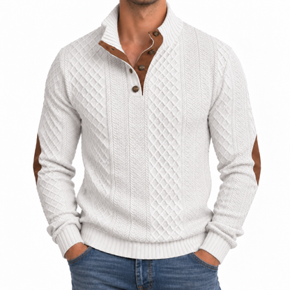 Bleamme Knit Henley Sweater