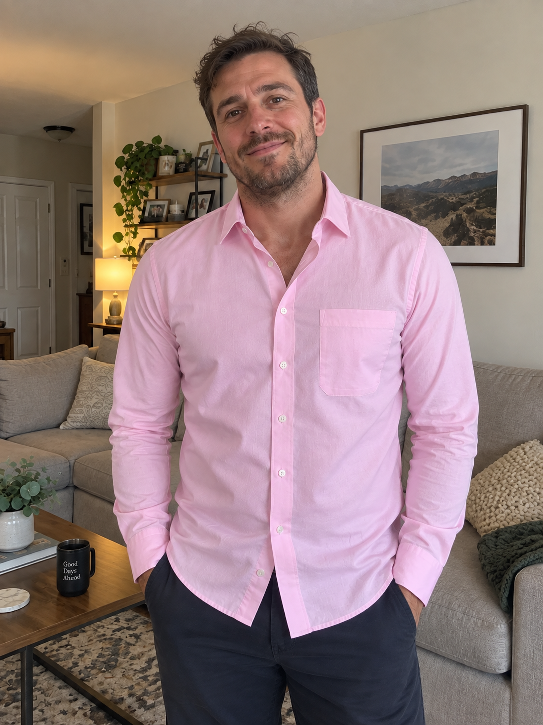 Bleamme Office Slim Fit Shirt