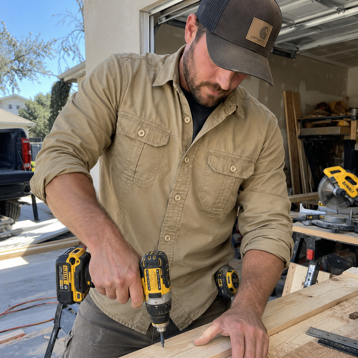 Bleamme Long-Sleeve Work Shirt