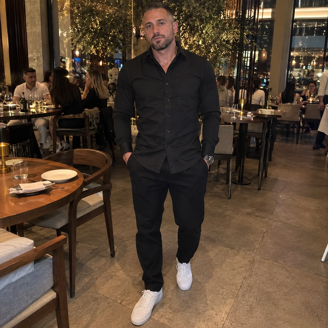 Bleamme Office Slim Fit Shirt