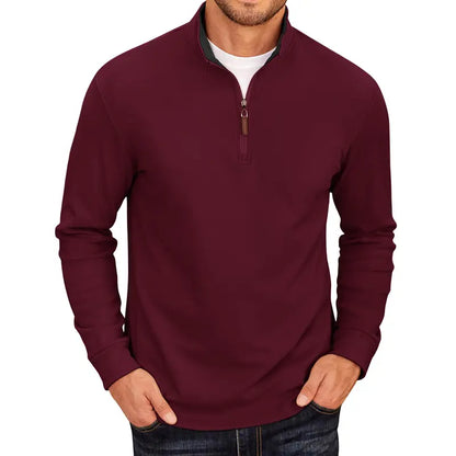 Bleamme Fleece Quarter Zip Sweater