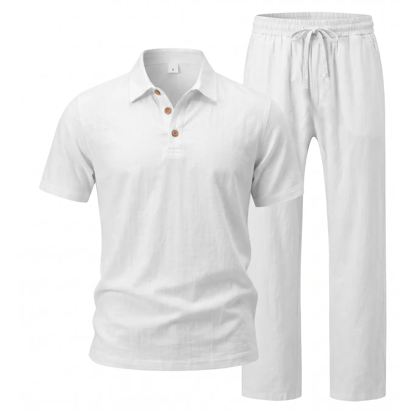 Bleamme Men Linen Two Piece Set